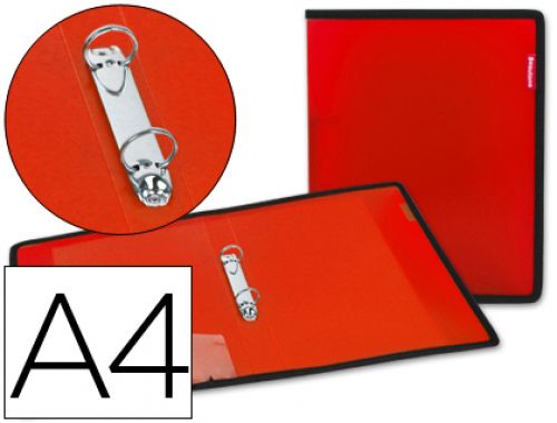Pasta polipropileno liderpapel din a4 2 aneis vermelha , Liderpapel , 27862 , 4710581430306